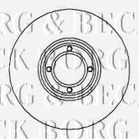BORG & BECK bbd4264 -  Тормозной диск